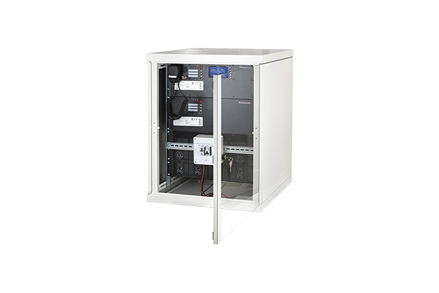 Voice alarm controller, 32 speaker lines, 3000W - PAVA-8003LNR + 8003R + RACK 15U